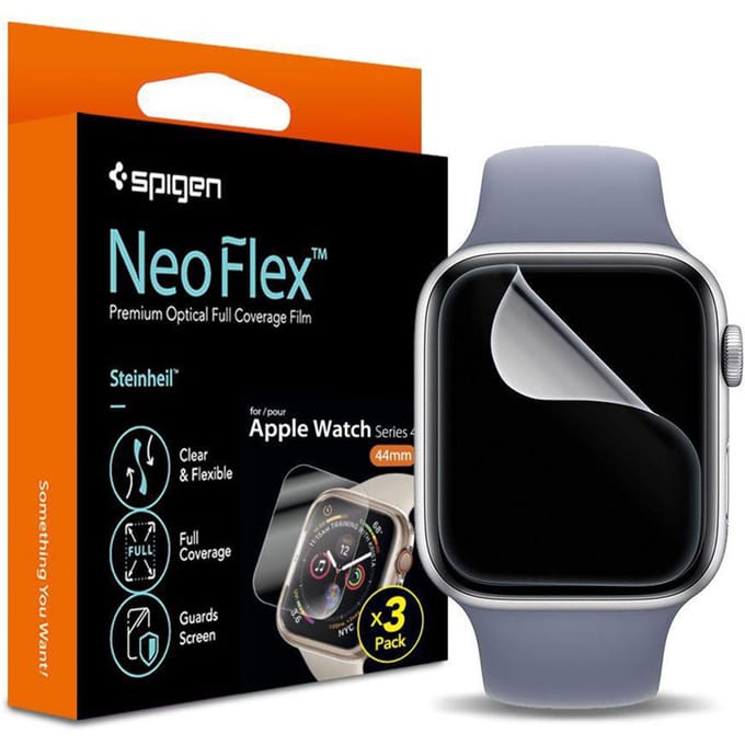 Spigen Neo Flex Optical Film Screenprotector (3 pack) voor de Apple Watch Series 4-9 / SE - 40/41 mm