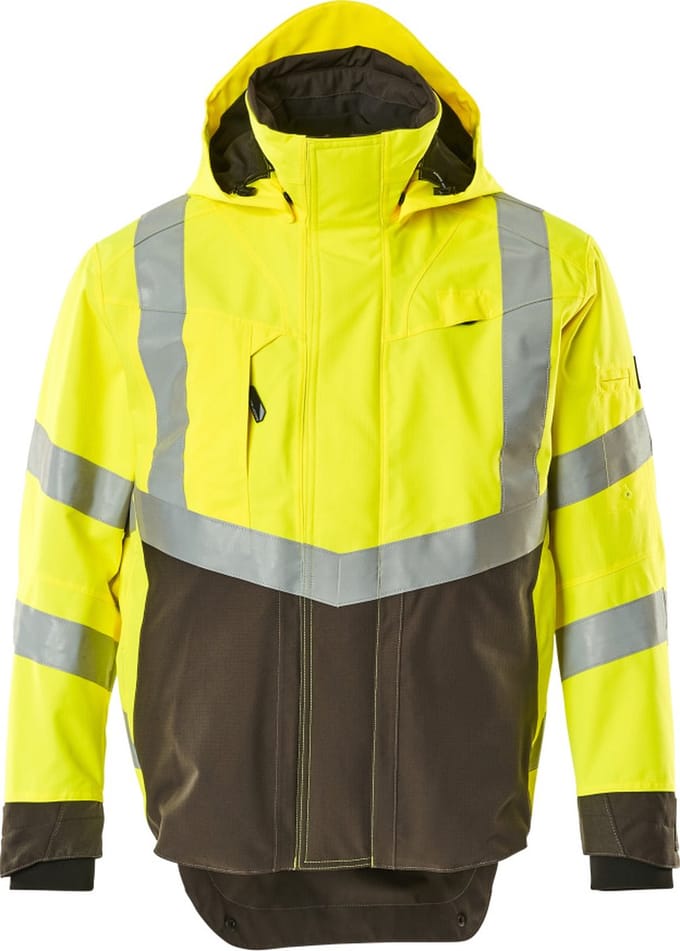 Mascot Safe Supreme Shell jas 15501-231 - hi-vis geel/donkerantraciet - XL