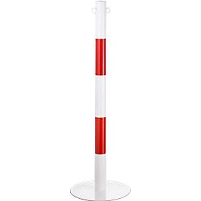 Kettingstandaard, 1-delig, wit/rood