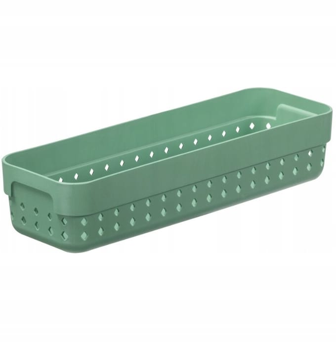 Plast Team Seoul Opbergmand Groen 23.8x7.8x5cm