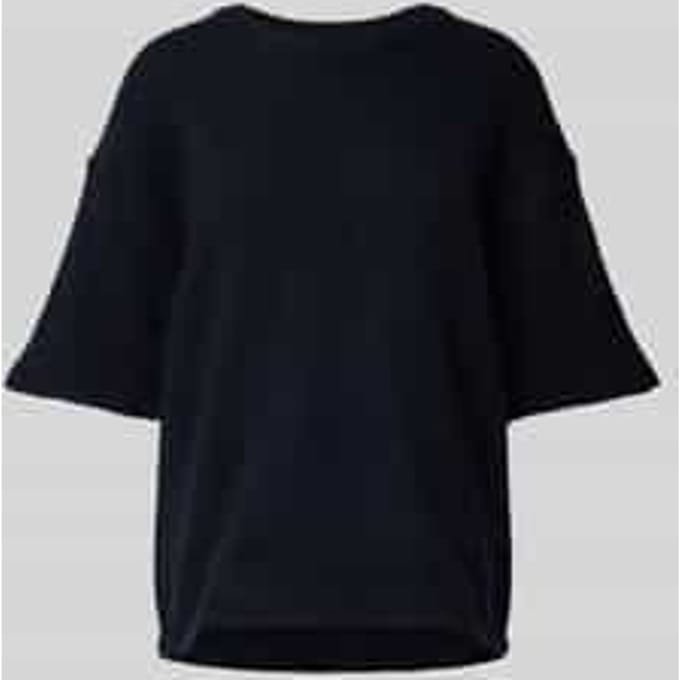 Wollen shirt met ronde hals, model 'MALINE-LILIANA'