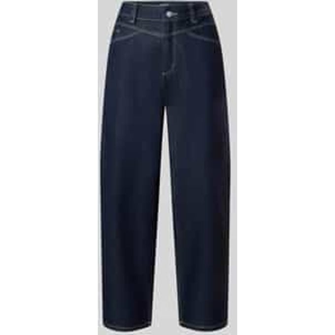 barrel fit jeans met viscose