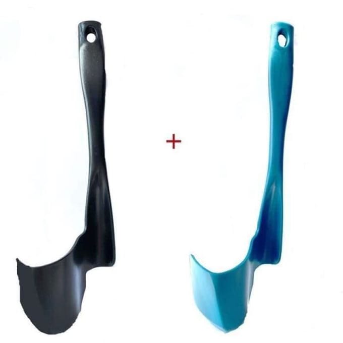 Ustensile de cuisine - Thermomix - GL07456 - Spatule rotative - 2 pièces - Noir et Bleu noir