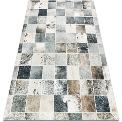 Kleden Rugsx Tapijt PATCHWORK 21716 beige - Koeienhuid 120x170 cm