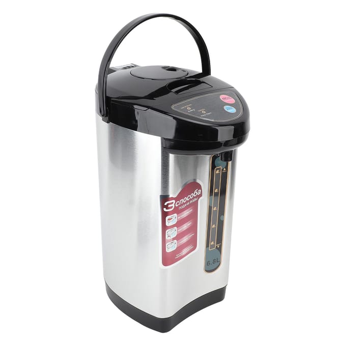 RVS Warmwaterdispenser Volautomatisch 6.8L Grote Capaciteit Constante Temperatuur LED L black