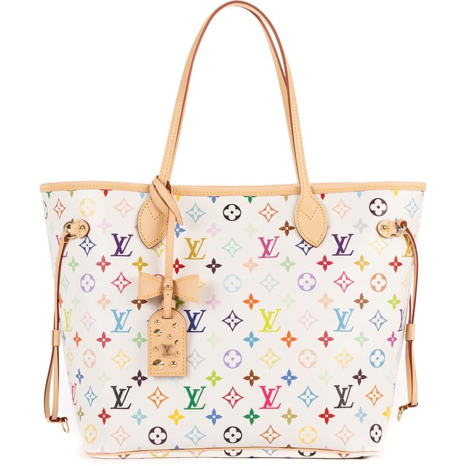 Ltd. Ed. LV x Takashi Murakami Neverfull MM MM Schoudertas