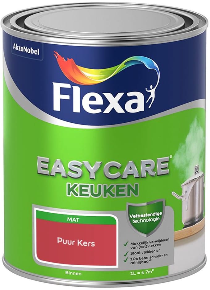 Flexa - Easycare Keuken - Puur Kers - Mengverf - 1 L