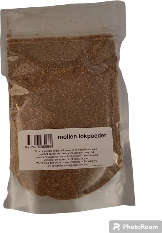Voedingssupplement voor Mollen, vergroot de vangkans.