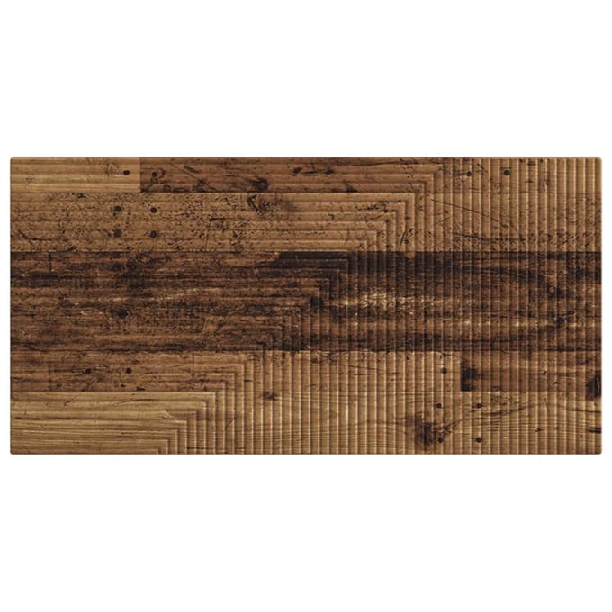 vidaXL - Wandgemonteerd - Hoofdbord - HAARLEM - Oud - hout - Bewerkt - hout