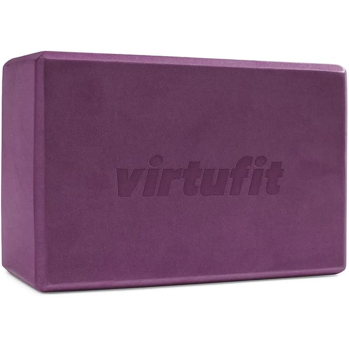 VirtuFit Premium Yoga Blok - Anti-slip - EVA Foam - Mulberry