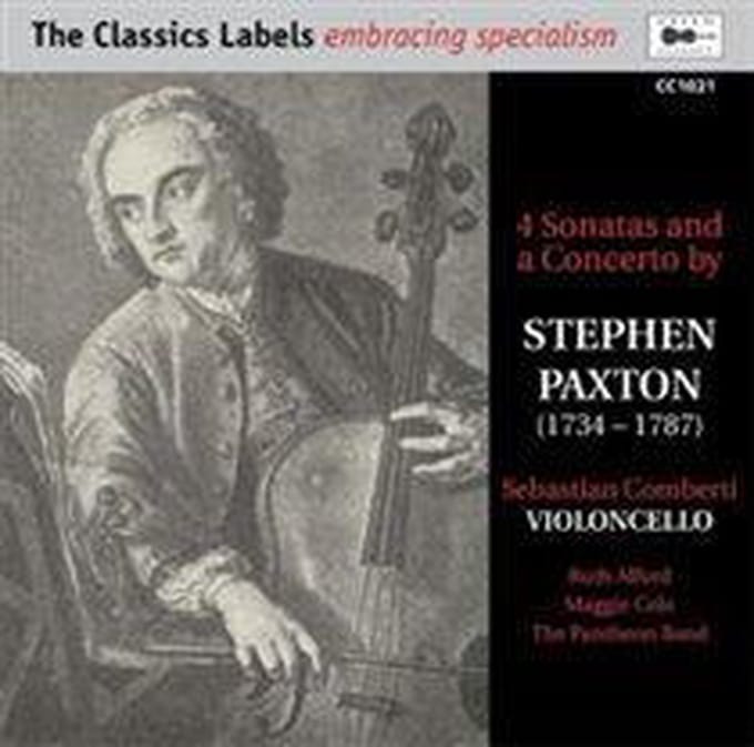 Paxton: 4 Sonatas For Cello And A Concerto