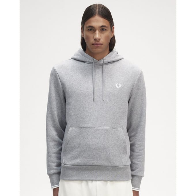 Fred Perry Heren Met Bies Capuchon Sweatshirt