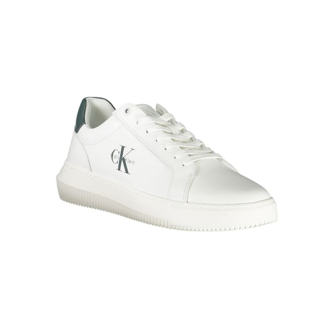 Calvin Klein Bianco Polyurethaan Heren Sneakers