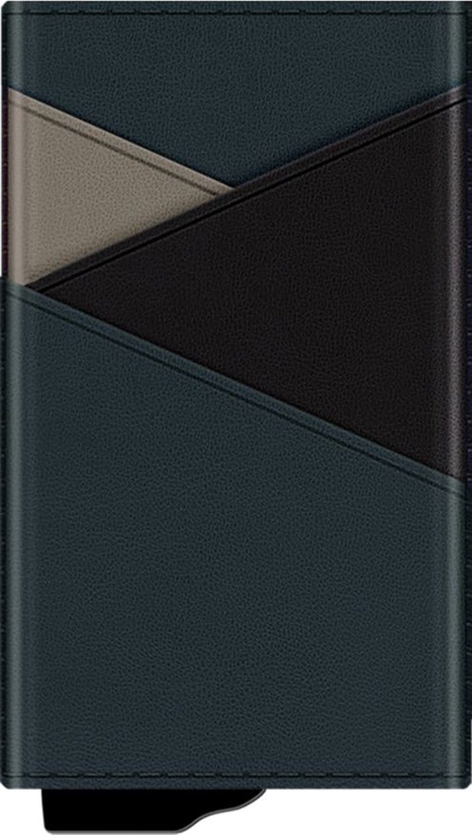 Valenta Leren Pasjeshouder - 9 Pasjes - Blauw