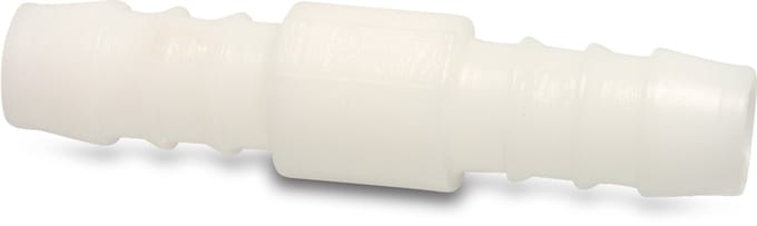 Deltafix verbindingspijpje nylon wit 6 mm 1 st.