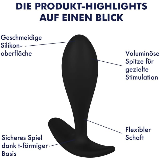 EIS anaalplug van silicone, verschillende maten