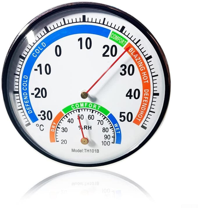 Digitale Hygrothermometer Binnen en Buiten voor Thuis en Kas