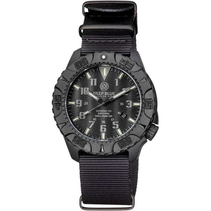 Deep Blue Daynight Diver Tritium Stealth