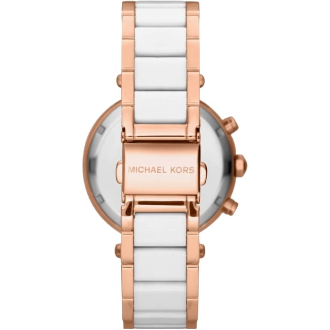 Michael Kors MK5774 Parker Chronograaf Tweekleurig Dameshorloge 39