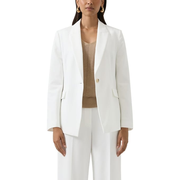 s.Oliver  Jackets Indoor Offwhite Maat: 46 | Blazers Outlet | Dames | Wit