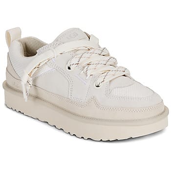 UGG Lo Lowmel suede dames sneakers wit - Maat 36 - Echt leer - Uitneembare zool