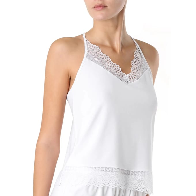 Bamboe Tanktop met Kant Dames Conte Elegant Comfort Loungewear LHW 989