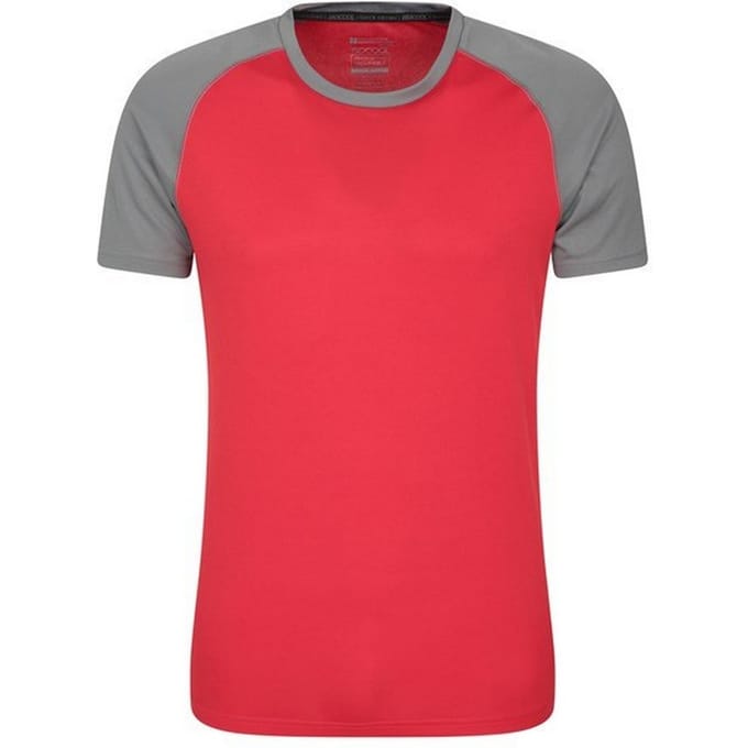 Mountain Warehouse Endurance ademend T-shirt heren (Rood/Grijs)