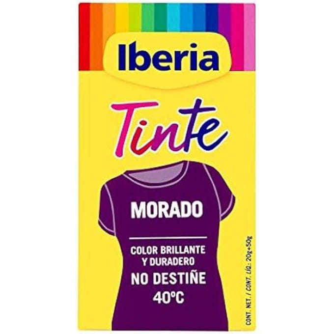 Teinture pour vêtements - Iberia - Couleurs vives - Utilisable à la main ou en machine - Fixation maximale