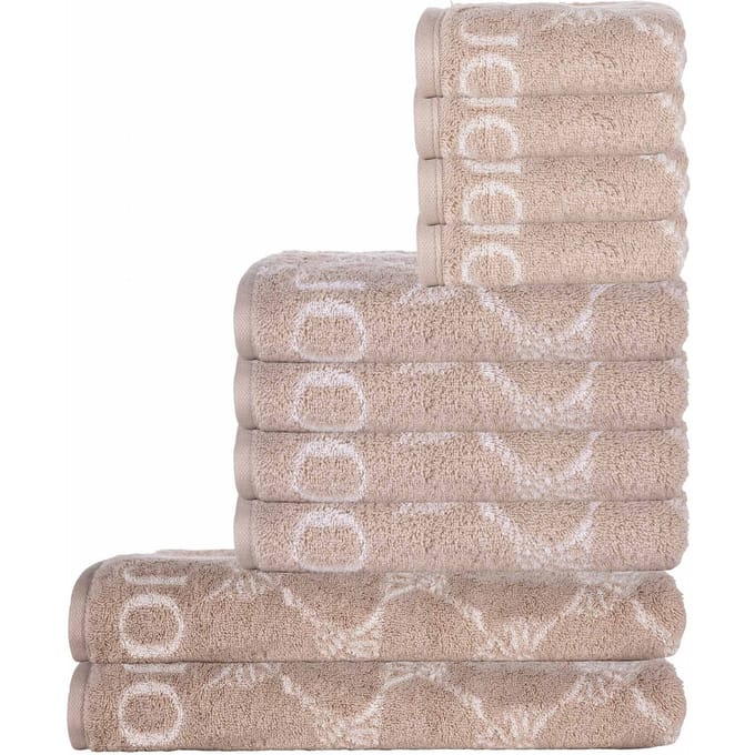 JOOP! Handdoek Een maat, 50x100 Set van 10