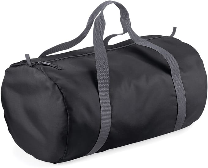 Bagbase Sporttas - zwart - 32 liter - weekendtas - 50 x 30 x 26 cm - polyester - 1 compartiment