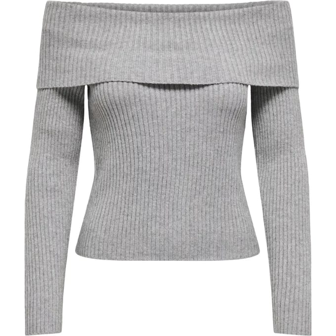 Slim fit gebreide pullover van viscosemix, model 'KATIA'