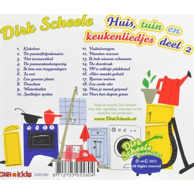 Dirk Scheele - Huis, Tuin &amp; Keukenliedjes Deel 2 - CD