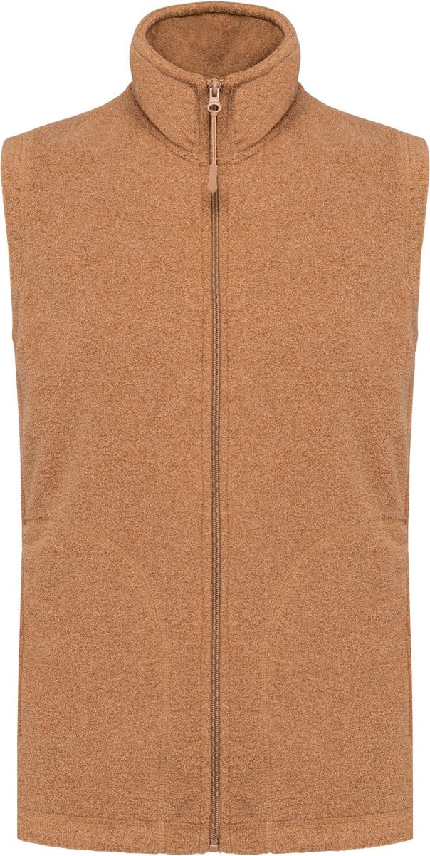 Kariban Bodywarmer van microfleece heren K913 - Camel Heather - M