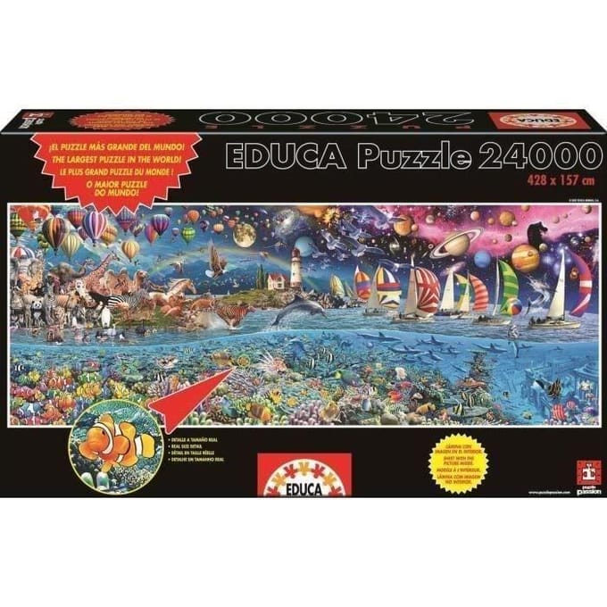 Puzzle La Vie 24000 Pièces - EDUCA - Tableaux et peintures - Multicolore - Adulte pur