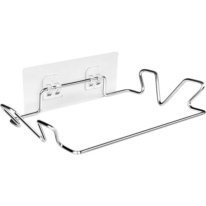 Support de rangement pour sacs poubelles suspendus Support multifonctionnel pour sacs poubelles en acier inoxydable white