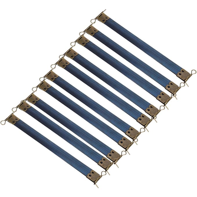 10 stuks Portemonnee Flex Frame Intern Metaal Retro DIY Muntzak Naaien Handwerk Accessoires gray
