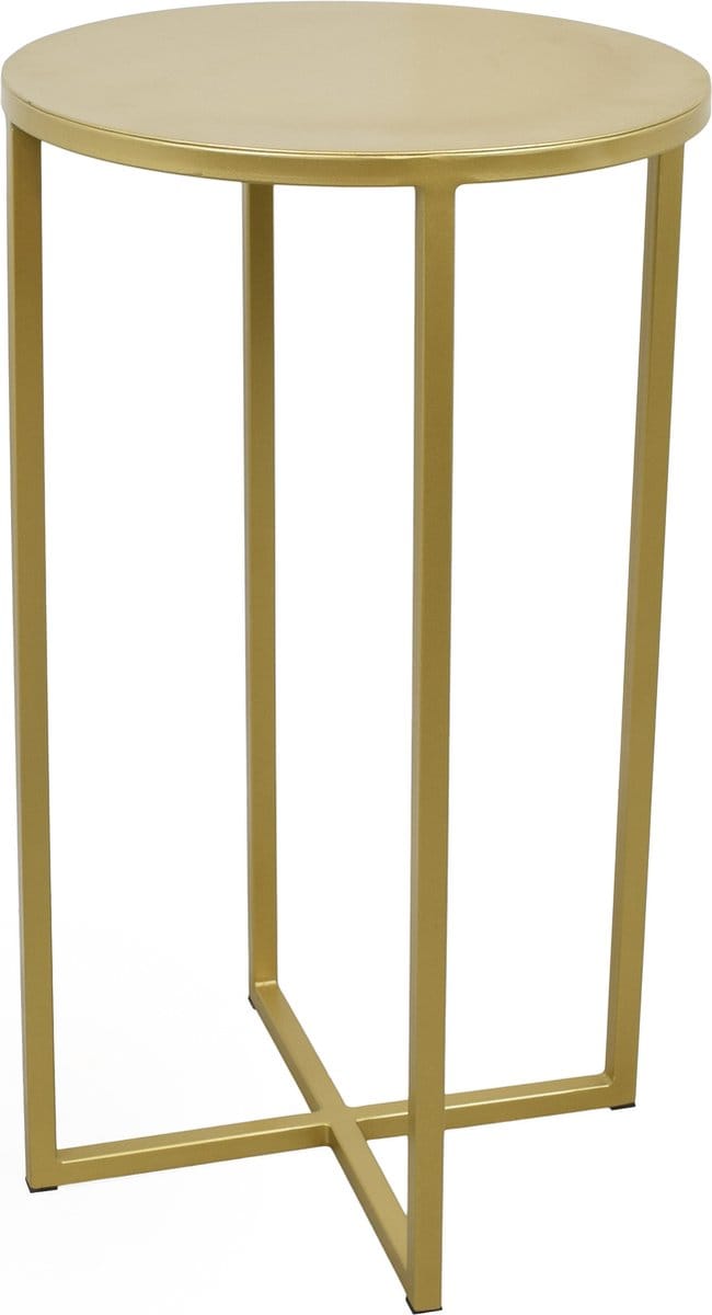 LOFT42 Beau bijzettafel - Rond - Goud - Metaal