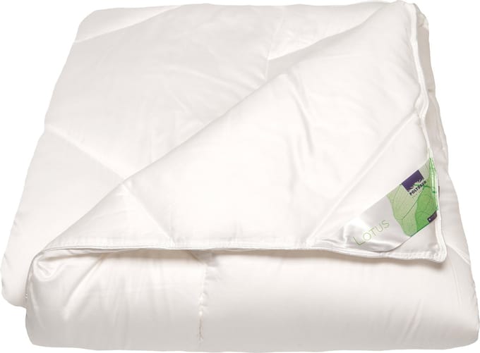 Polydaun Lotus dekbed - enkel - vochtregulerend - Lyocell tijk - vulling GRS 3D-Polarsoft Plus® + viscose - 140x200 cm - wit