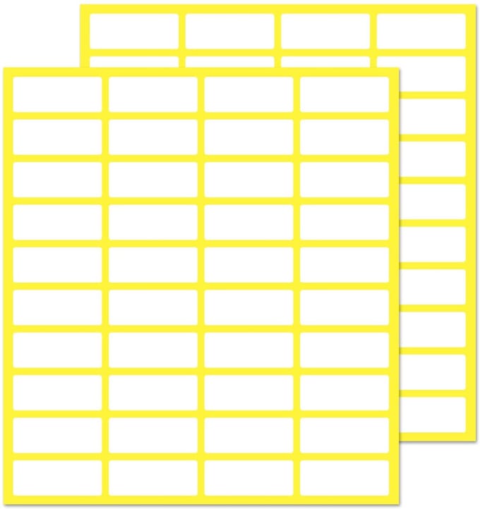 Allecto - Kleine Witte Zelfklevende Etiketten - 4000 Stuks - Mat