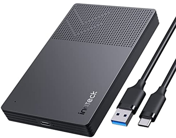 USB 3.2 Gen 2 Harde Schijf Behuizing voor 2,5 inch SSD en HDD - Tot 6 Gbps - UASP Ondersteuning