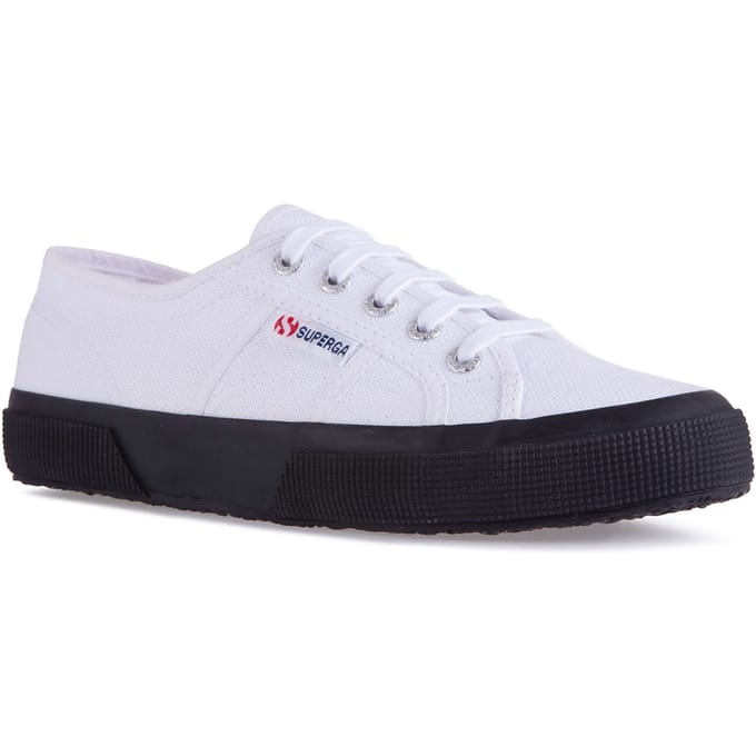 Superga Unisex 2750 Cotu Classic Trainers voor volwassenen (Wit/zwart)