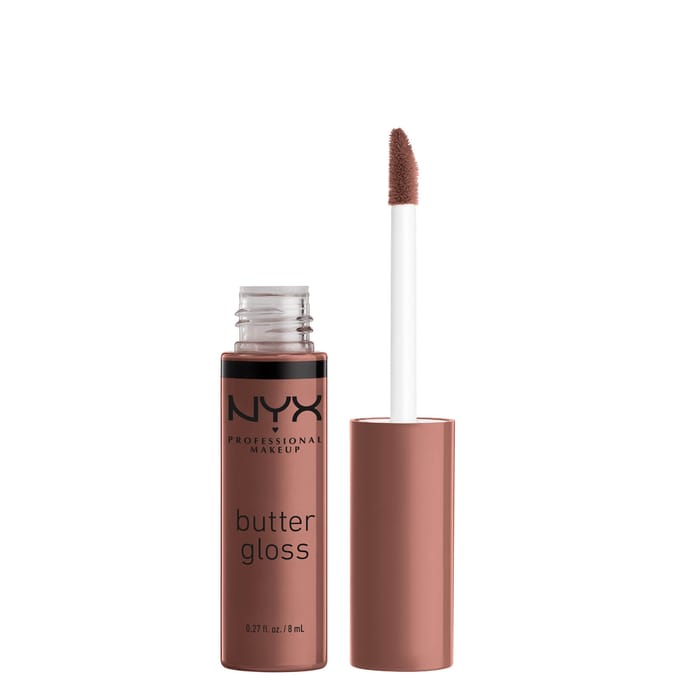 NYX Professional Makeup, Butter Gloss, Brillant à lèvres, 46 Butterscotch, 8ml (0,27 fl oz) brown