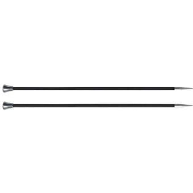 Breinaalden - KNITPRO - Karbonz - 35cm - nr. 2,5 - Koolstofvezel en messing zwart
