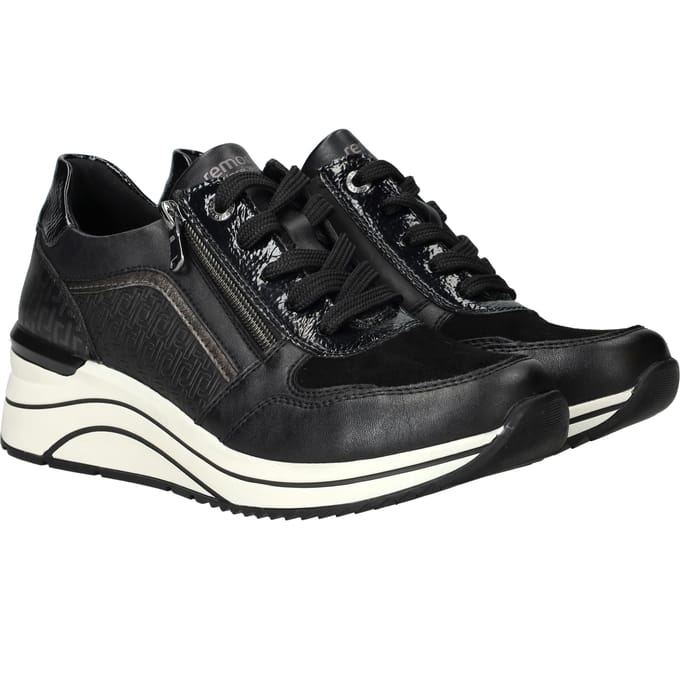 Remonte Sneakers - Dames - Zwart - Maat:38