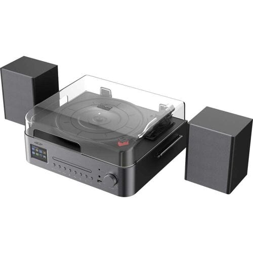 Reflexion HiFi-tuner Zwart, Bruin DAB+, CD-speler, Bluetooth