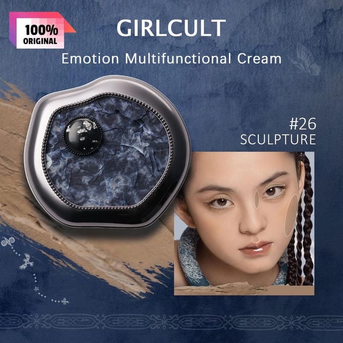 GIRLCULT - Miao Psychic Series Multi-Use Cream Blusher - 2 Colors 25# Sunburn - 5.2g