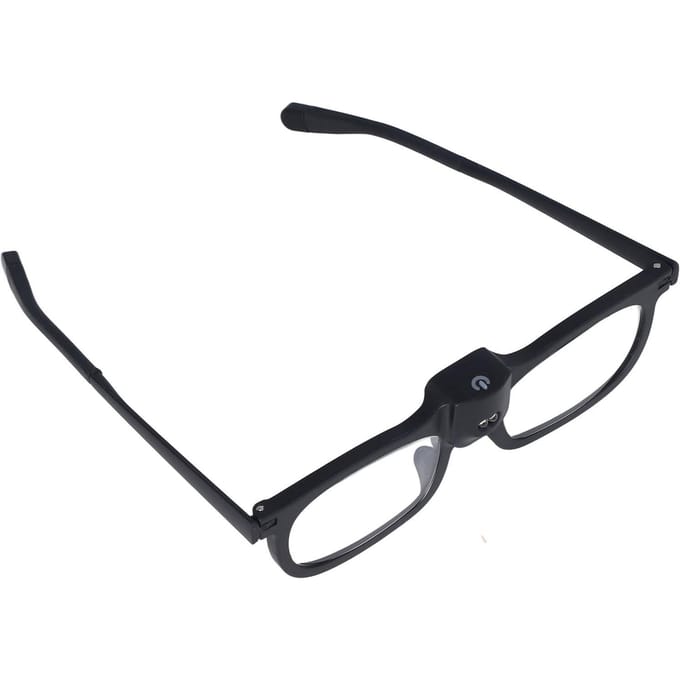 Handsfree Vergrootbril 250D 2 LED Ergonomisch Ontwerp Acrylhars Lens LED Hoofdlamp voor