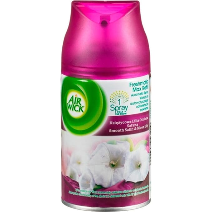 Air Wick Freshmatic Smooth Satin & Maanlelie navulling - 250ml