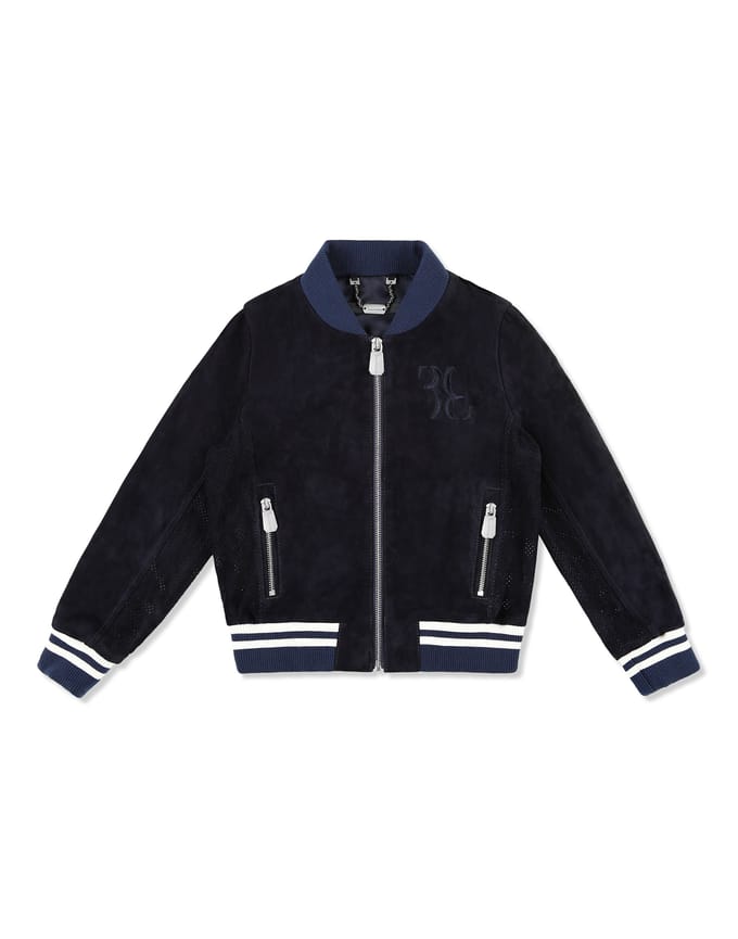 Leren Bomber Double B