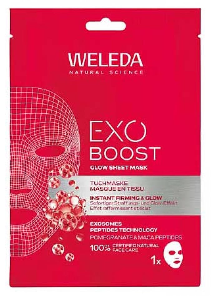 Weleda Exo Boost Glow Stoffen Masker 20 ml